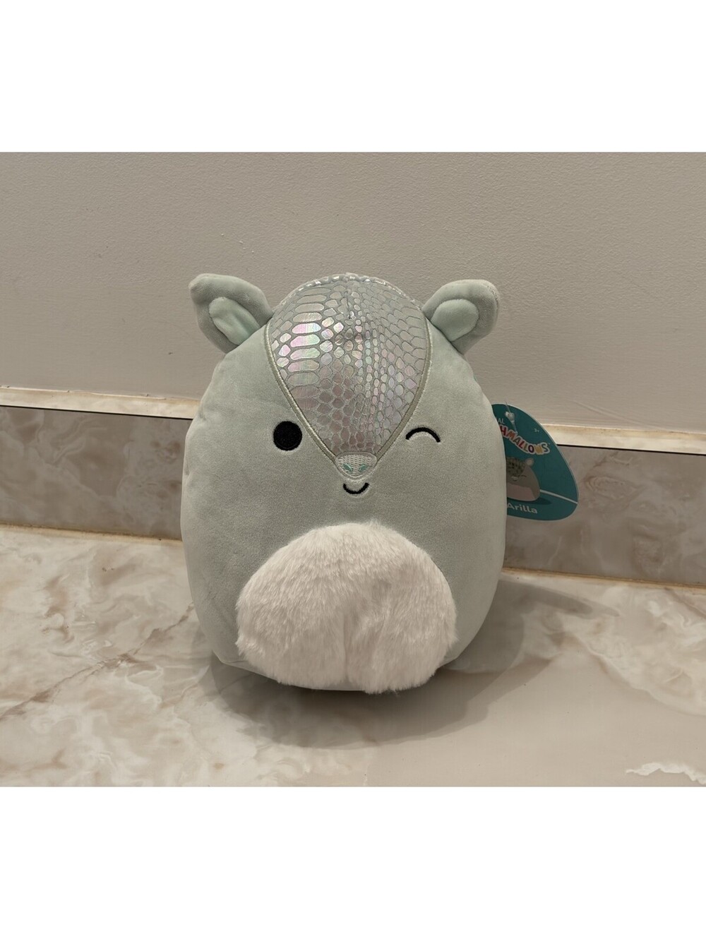 Squishmallows Arilla The Armadillo 7.5 in Stuffed Animal Soft Plush KellyToy NWT